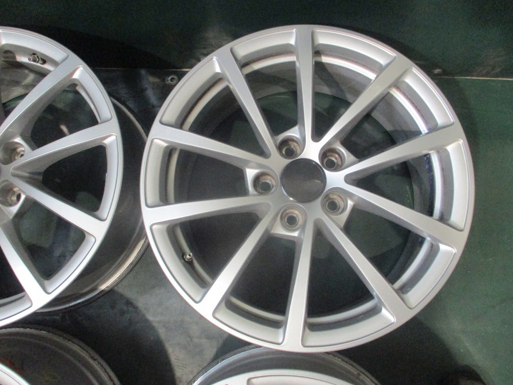 4x Alufelge 17 Zoll 7.5" 5x112 36ET Glanz Silber 4K0601025 Audi Rim Wheel FEL5281266886ba