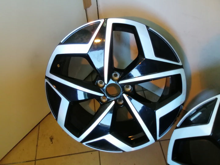 1x Alufelge 19 Zoll 7.5" 5x112 50ET Glanz Schwarz 10A601025K VW Id.3 Rim Wheel FEL7389263020dt