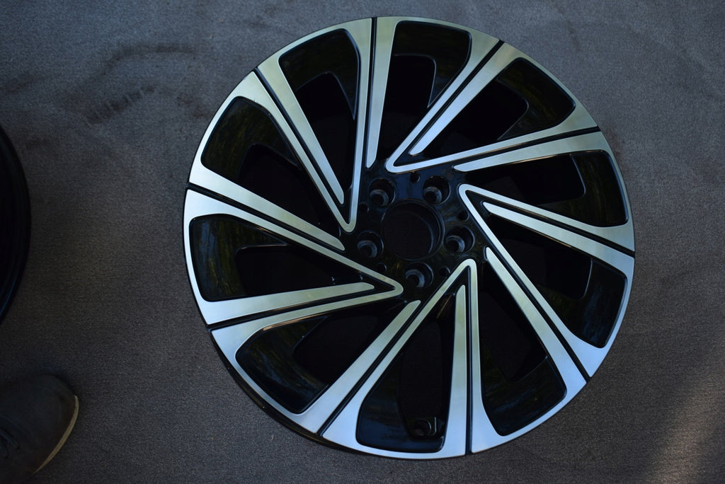 1x Alufelge 19 Zoll 8.5" 5x112 35ET Schwarz A2144013000 Mercedes-Benz Rim Wheel FEL4600039008ov