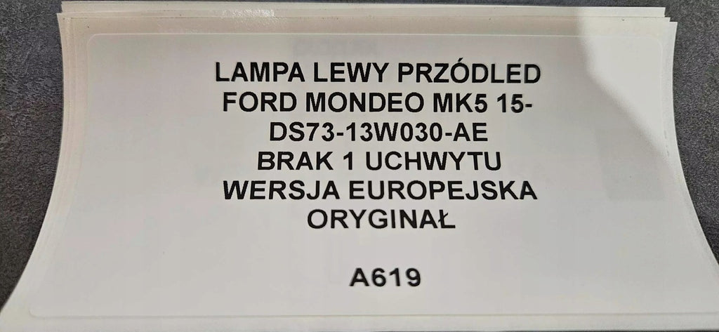 Frontscheinwerfer Ford Mondeo DS73-13W030-AE LED Links Scheinwerfer Headlight