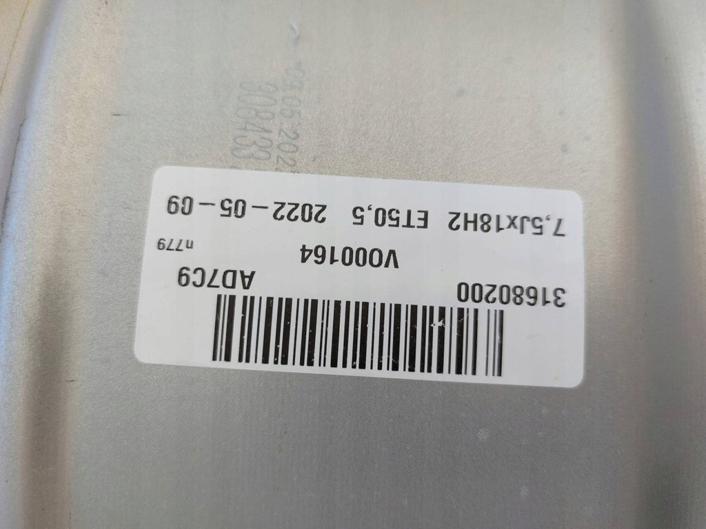 1x Alufelge 18 Zoll 31680200 Volvo V60 S60 Rim Wheel FEL2203988876dg