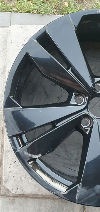 1x Alufelge 19 Zoll 8.5" 5x112 42ET Glanz Schwarz 14B601025AE VW I Rim Wheel FEL6992955684wj