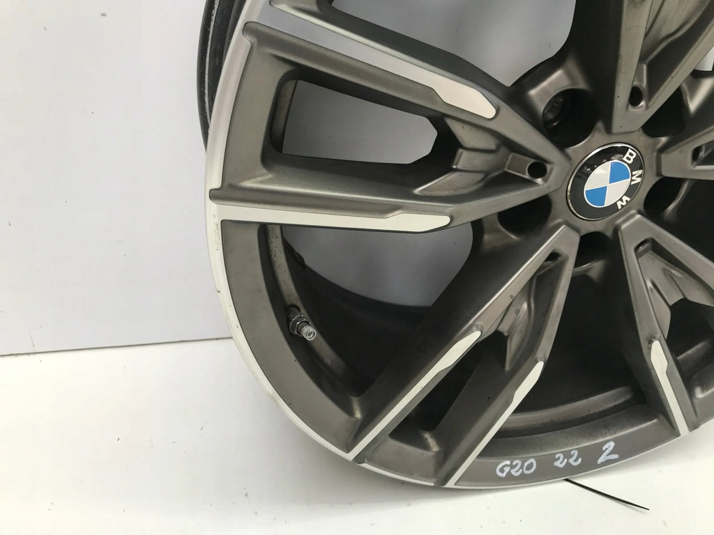 1x Alufelge 19 Zoll 8.0" 5x112 27ET Matt Grau 8089894 BMW 3 G21 G20 Rim Wheel FEL7979015105ow