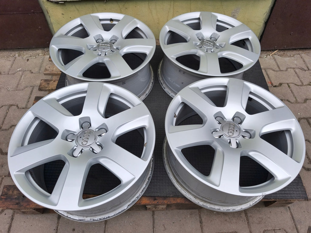 4x Alufelge 17 Zoll 8.0" 5x112 39ET Glanz Silber 4G0601025BK Audi C7 B8 FEL1555414318aa