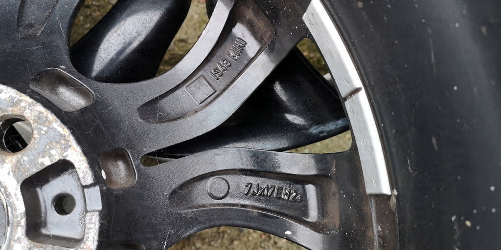 3x Alufelge 17 Zoll 7.0" 4x100 48ET Glanz Schwarz 6775801-13 6775685-13 Mini R56