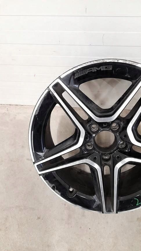1x Alufelge 18 Zoll 8.0" 5x112 43ET Glanz Schwarz Mercedes-Benz W213 Rim Wheel FEL3331920335ia