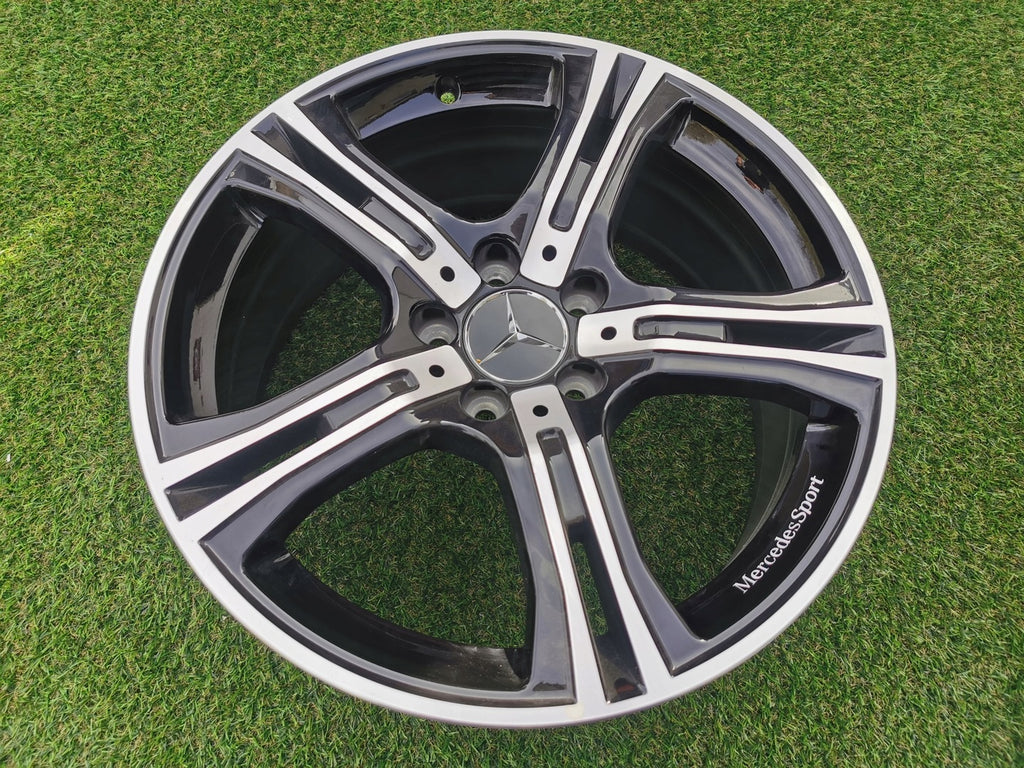 1x Alufelge 18 Zoll 8.0" 5x112 45ET Glanz Silber A2074011602 Mercedes-Benz W213