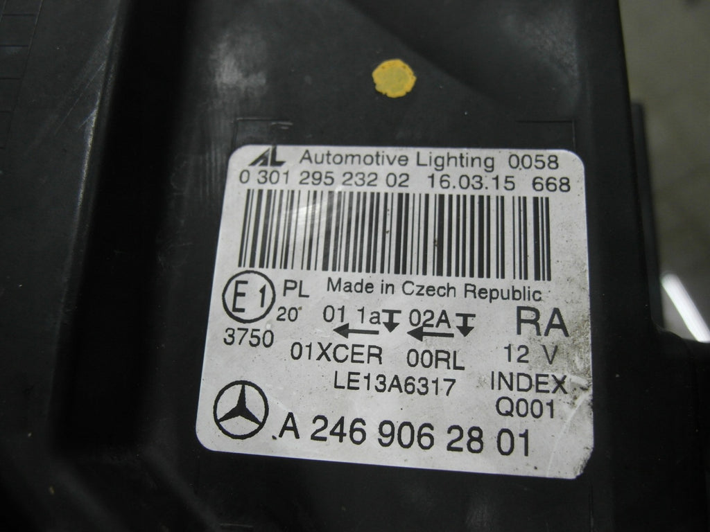 Frontscheinwerfer Mercedes-Benz A2469062801 Full LED Rechts Headlight SCH9160029112nq
