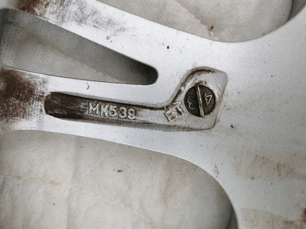 1x Alufelge 15 Zoll 6.0" 5x112 43ET Glanz Silber SE016015 Seat Leon Rim Wheel FEL5651414890ub