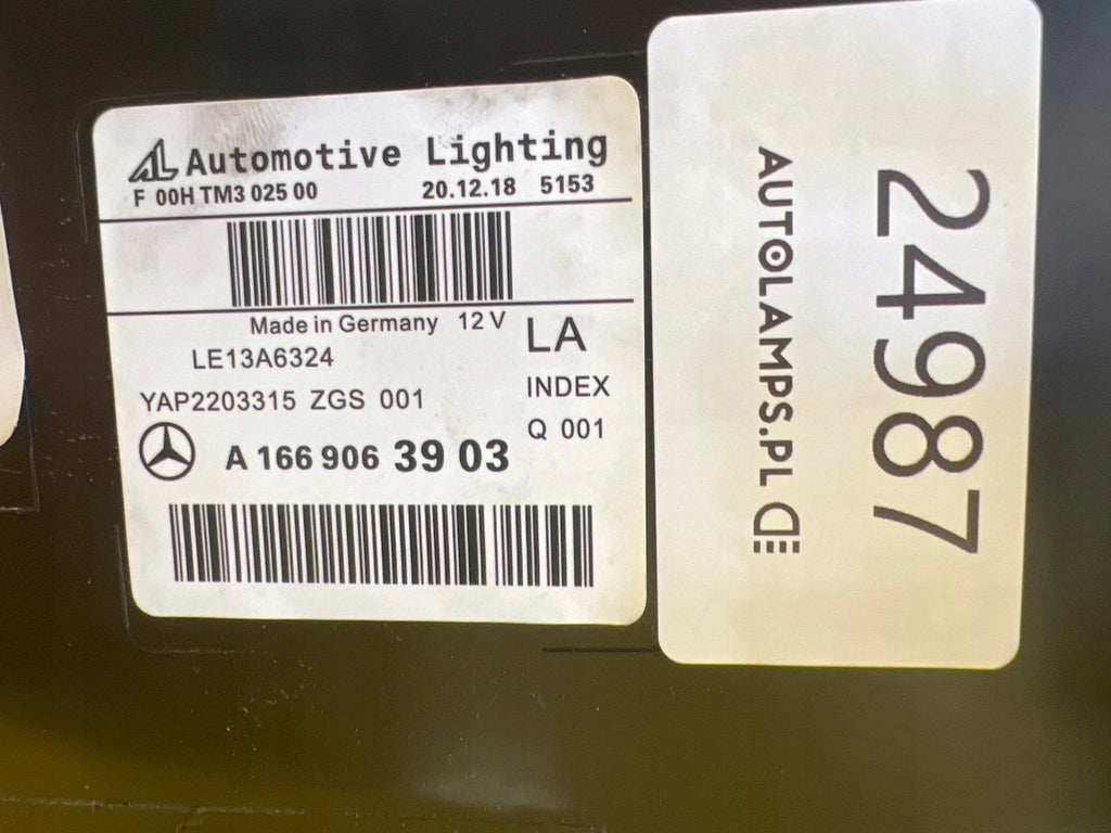 Frontscheinwerfer Mercedes-Benz Gle W166 A1669063903 Full LED Links Headlight