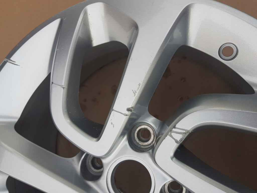 1x Alufelge 16 Zoll 6.5" 4x108 20ET Matt Silber 39007897 Opel Crossland X FEL6915965467cy