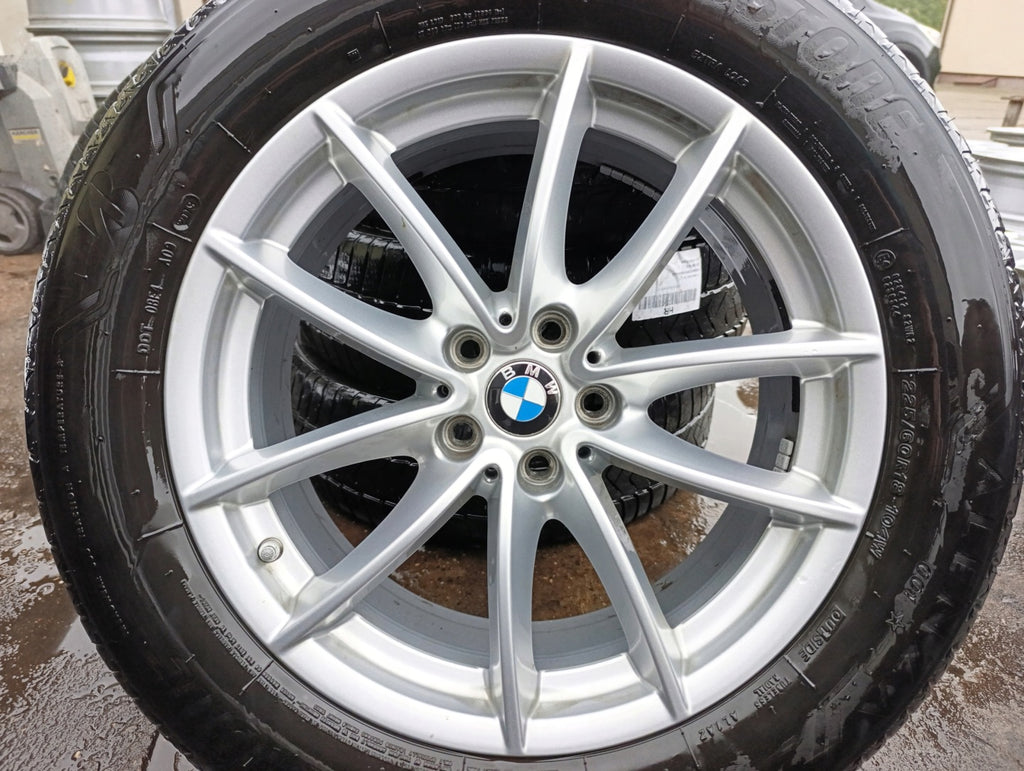 1x Alufelge 18 Zoll 7.0" 5x112 22ET Glanz Silber 6880047 BMW Rim Wheel FEL5318151725pr