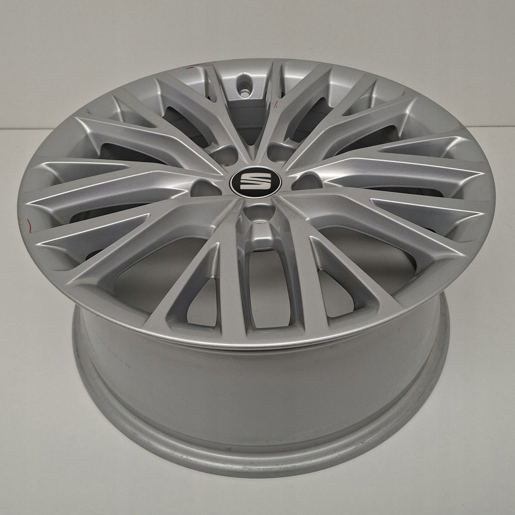 1x Alufelge 17 Zoll 7.5" 5x112 46ET Glanz Silber 5FA601025B Seat Leon Rim Wheel FEL3889020394nt