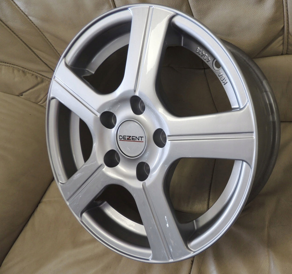 4x Alufelge 15 Zoll 6.5" 5x112 48ET Glanz Silber TEL848 Rim Wheel FEL9351903131lo