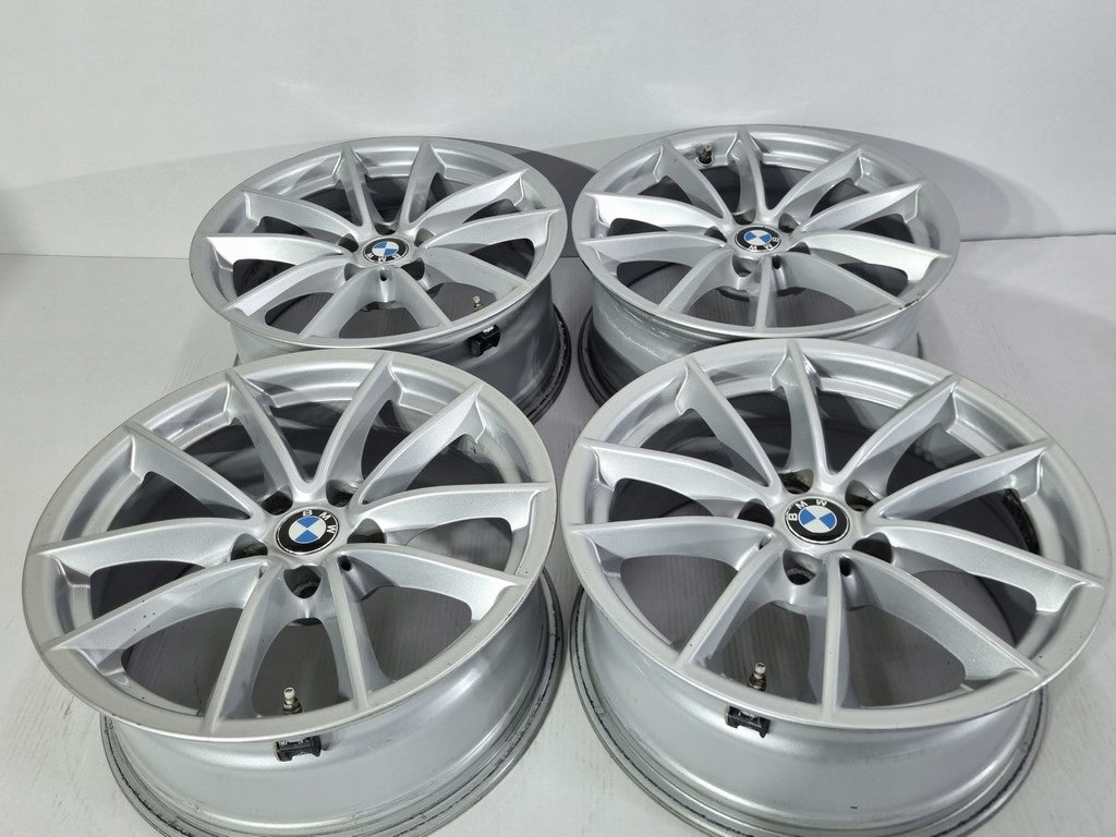 4x Alufelge 17 Zoll 7.5" 5x112 27ET Glanz Silber BMW Rim Wheel FEL6756263863iz
