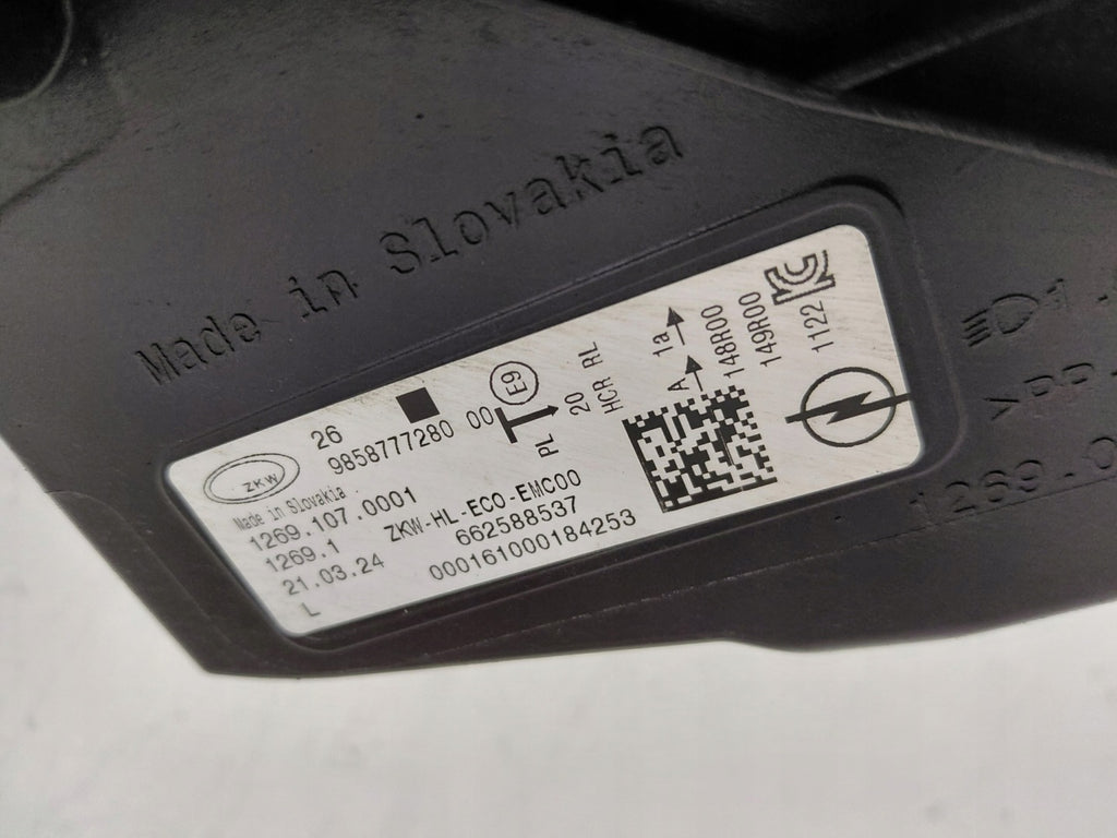 Frontscheinwerfer Opel Astra 9858777280 LED Links Scheinwerfer Headlight SCH6736782772rh