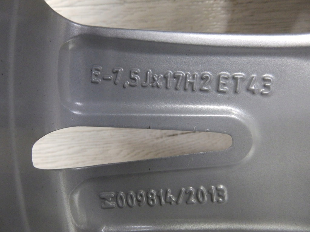 1x Alufelge 17 Zoll 7.5" 5x112 43ET Silber 8V0601025DD Audi A3 Rim Wheel FEL4266149364ij