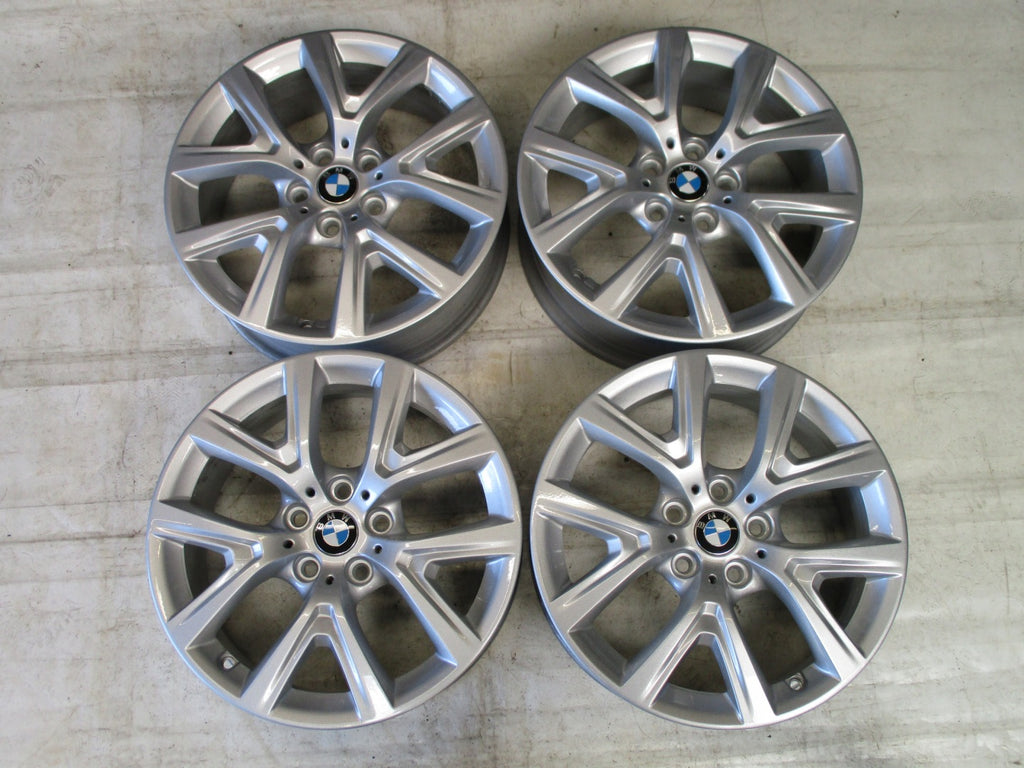 4x Alufelge 17 Zoll 6.5" 5x112 39ET Glanz Silber 6856076 BMW Rim Wheel FEL8664372816zg