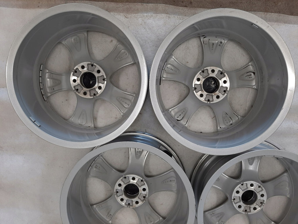 4x Alufelge 18 Zoll 8.0" 5x112 38ET Glanz Silber A2534010800 Mercedes-Benz Glc