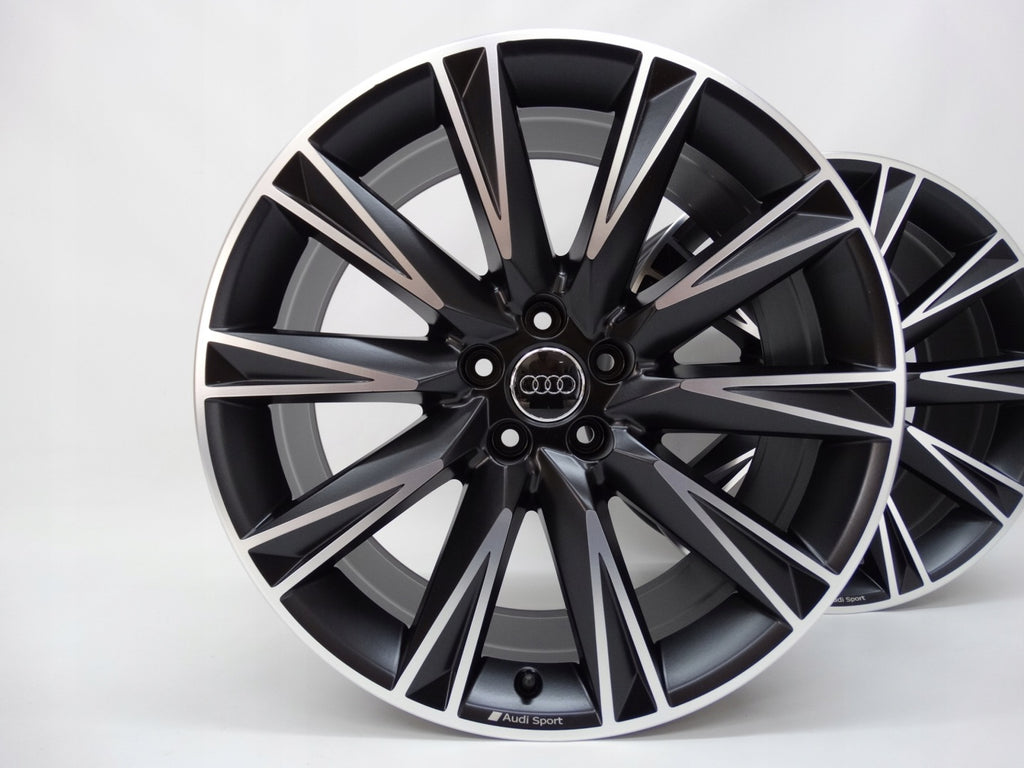 4x Alufelge 20 Zoll 9.0" 5x112 38ET Glanz Schwarz 4KE071490A Audi E-Tron FEL1000583392sw