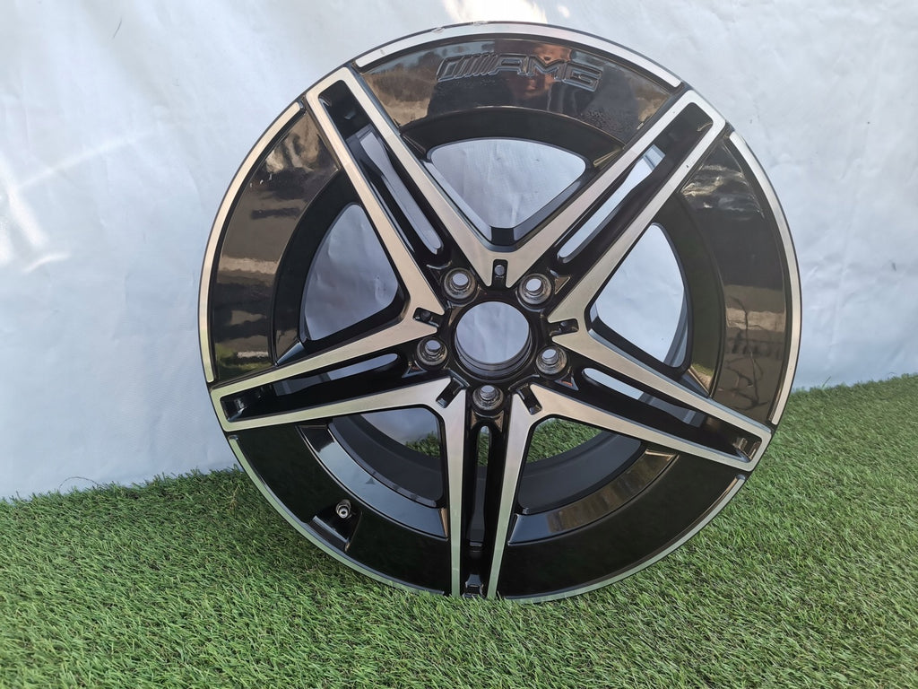 1x Alufelge 18 Zoll 9.0" 5x112 58ET Glanz Graphit A2064016600 Mercedes-Benz W206