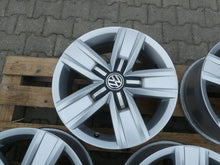 Load image into Gallery viewer, 4x Alufelge 17 Zoll 7.0" 5x120 55ET Glanz Silber 7E0601025 VW T6 T5 Rim Wheel FEL5043657578ym