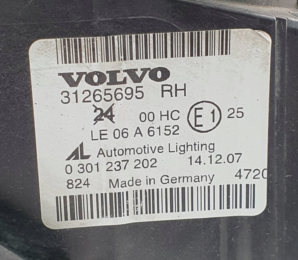 Frontscheinwerfer Volvo V50 31265695 0301237202 Rechts Scheinwerfer Headlight SCH6427267984uk