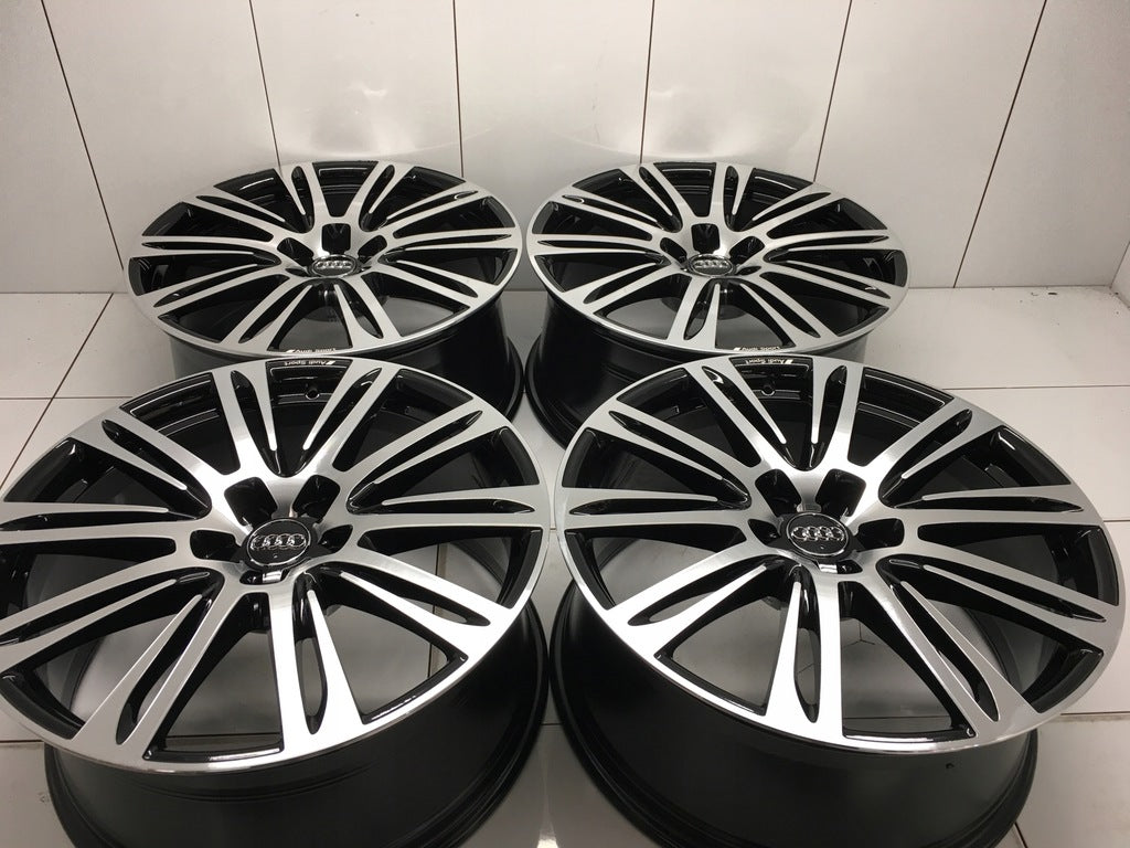 4x Alufelge 18 Zoll 8.0" 5x112 46ET Glanz 8Y0601025P Audi A5 A7 Rim Wheel FEL1415995988fb