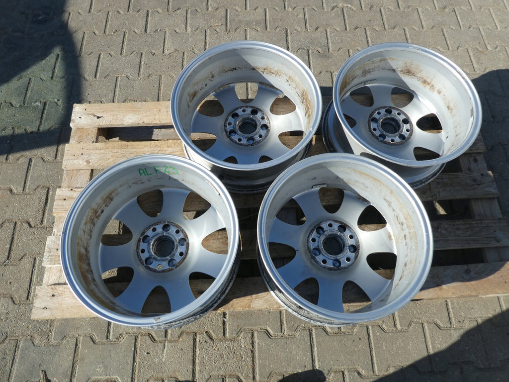 4x Alufelge 18 Zoll 7.5" 5x130 53ET Glanz Silber 4L0601025 Audi Rim Wheel