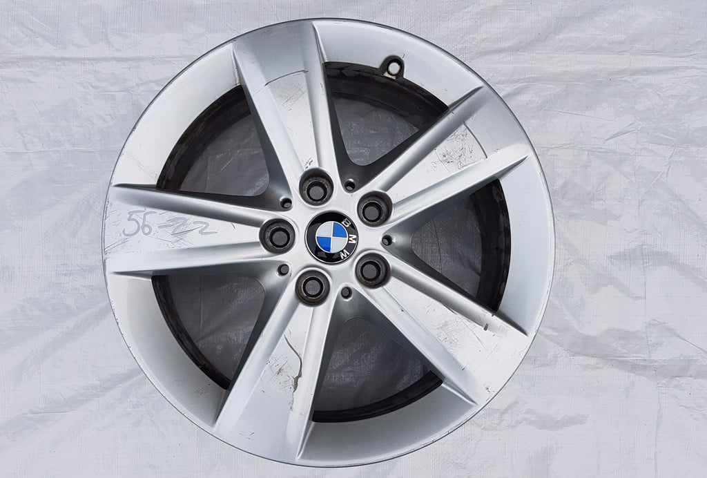 1x Alufelge 17 Zoll 7.5" 5x112 54ET Glanz Silber 6855087 BMW 2 F45 F46 Rim Wheel