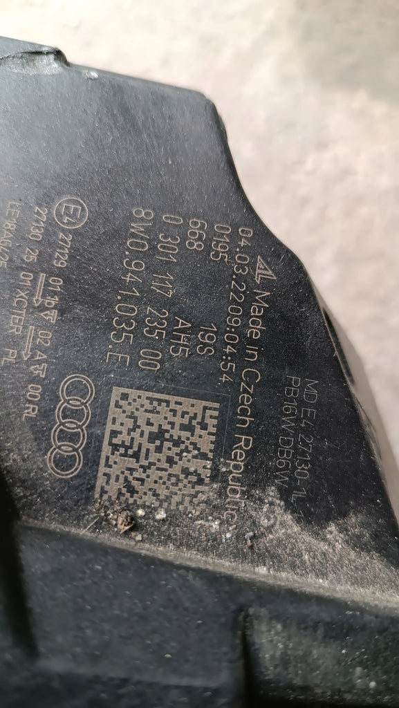 Frontscheinwerfer Audi A4 B9 8W0941035E Full LED Links Scheinwerfer Headlight