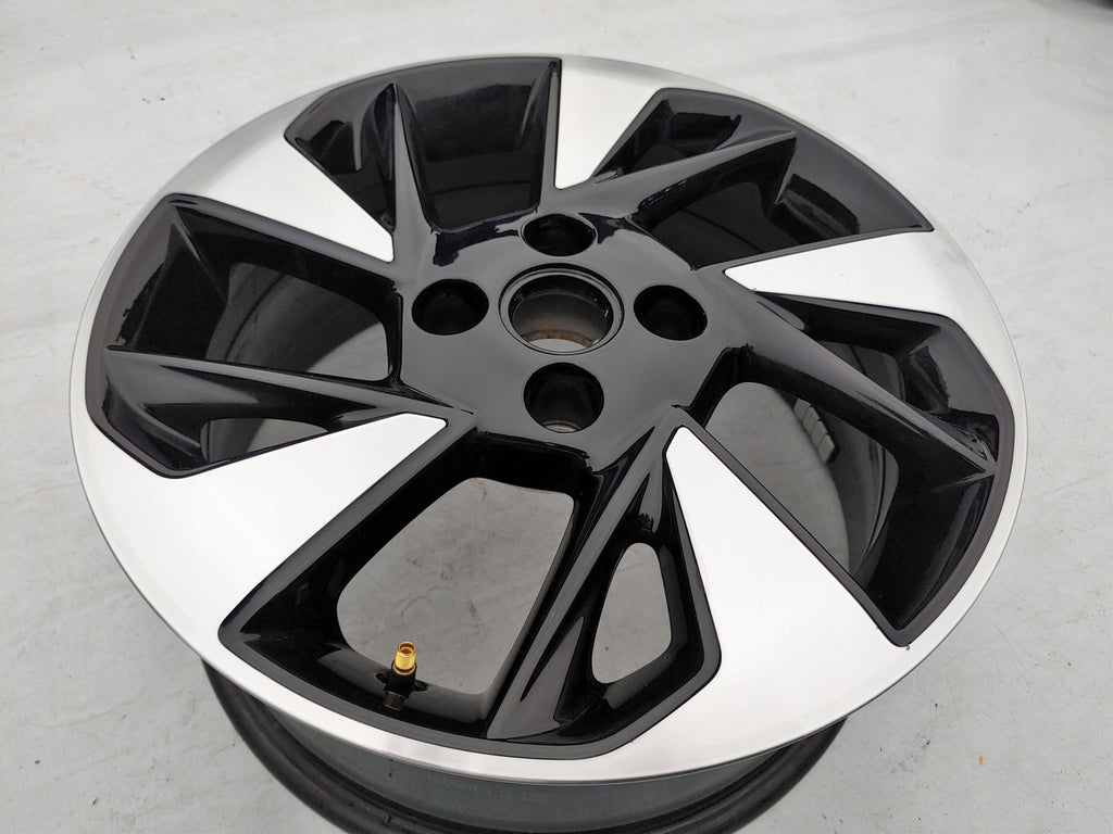 1x Alufelge 16 Zoll 6.5" 4x108 32ET Glanz Schwarz 9833892580 Opel Corsa F