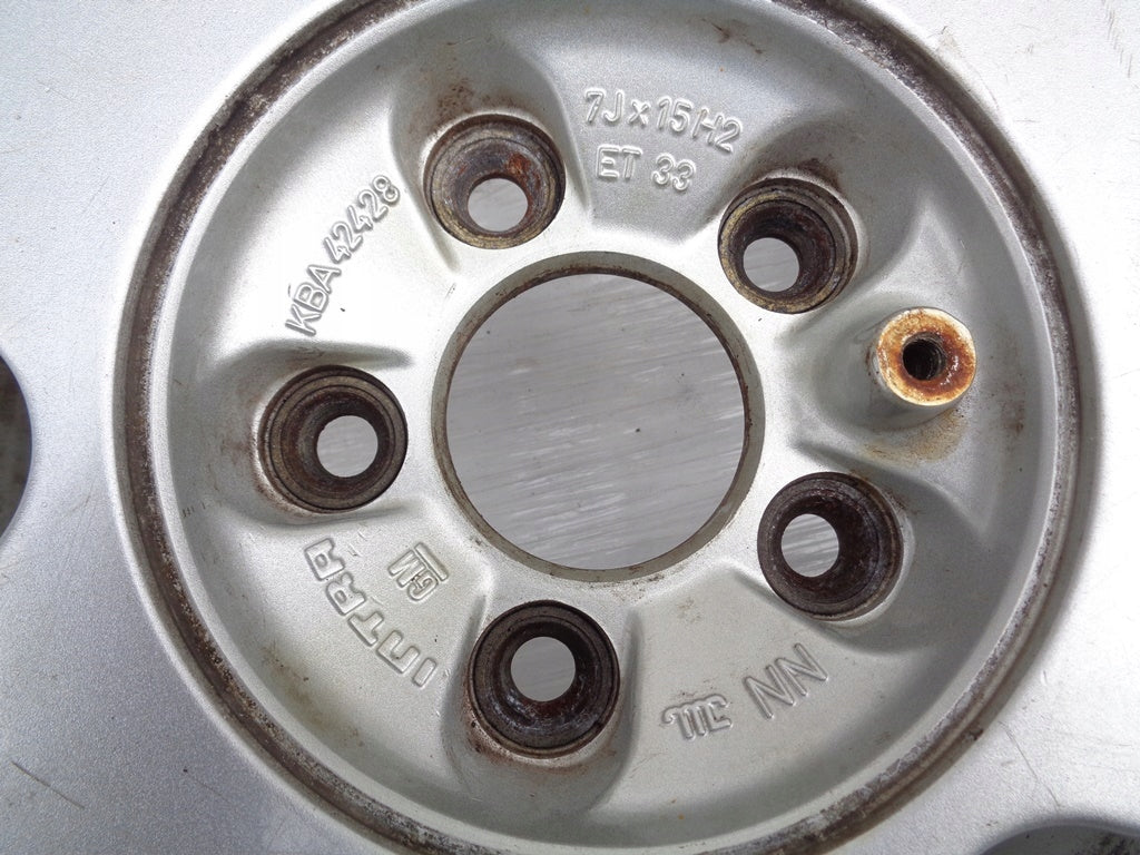 4x Alufelge 15 Zoll 7.0" 5x110 33ET 42428 Opel Omega A Vectra Zafira Rim Wheel