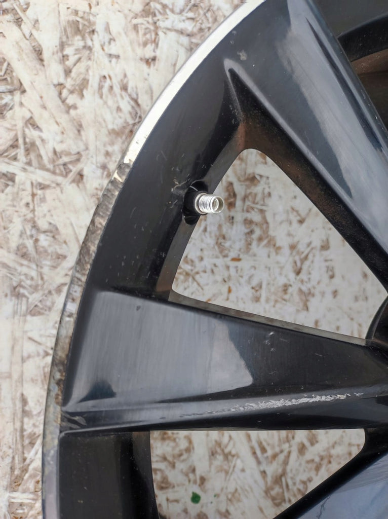 1x Alufelge 17 Zoll 7.0" 5x100 46ET Glanz Schwarz 5JJ601025 Skoda Fabia Rapid