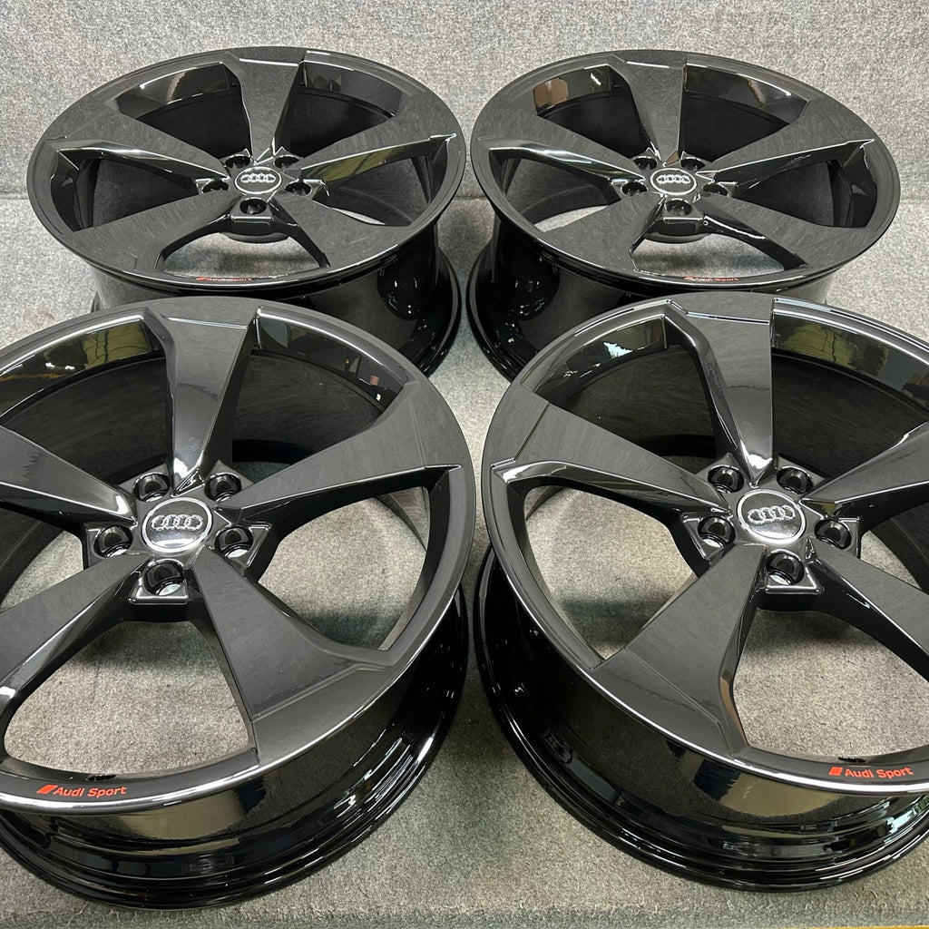 4x Alufelge 19 Zoll 8.5" 5x112 40ET Glanz Silber 8W0601025CG Audi A4 B9 FEL2108600037jl
