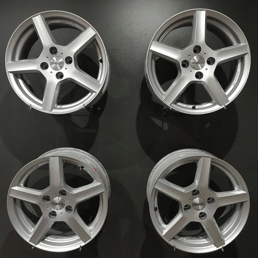 4x Alufelge 16 Zoll 6.5" 4x108 38ET Silber KBA52972 Citroën Corsa F Rim Wheel FEL5377997968qg