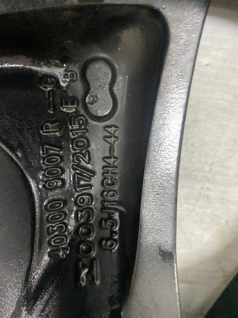 1x Alufelge 16 Zoll 6.5" 4x100 403009007R Renault Clio IV Captur Rim Wheel FEL2155167234zr