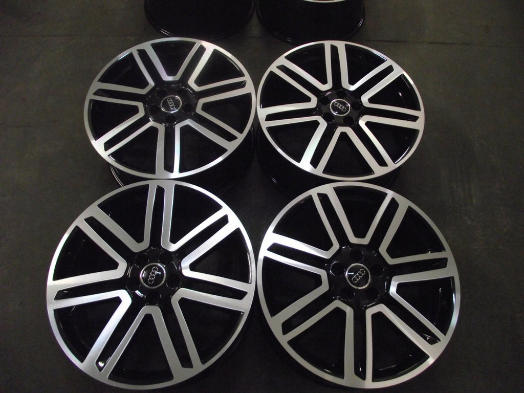 4x Alufelge 20 Zoll 8.0" 5x112 25ET Glanz Silber 4G0601025AS Audi A5 A4 FEL3685197878oi