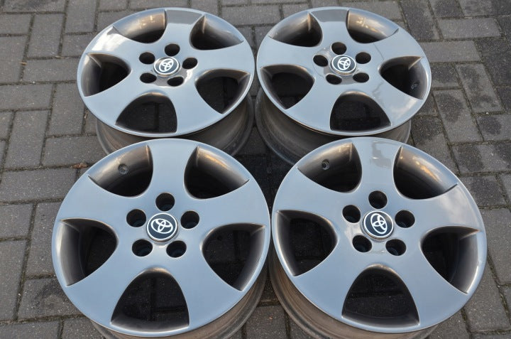 4x Alufelge 16 Zoll 6.5" 5x114.3 40ET Nissan I Z Avensis Verso Rim Wheel FEL5936606702mw