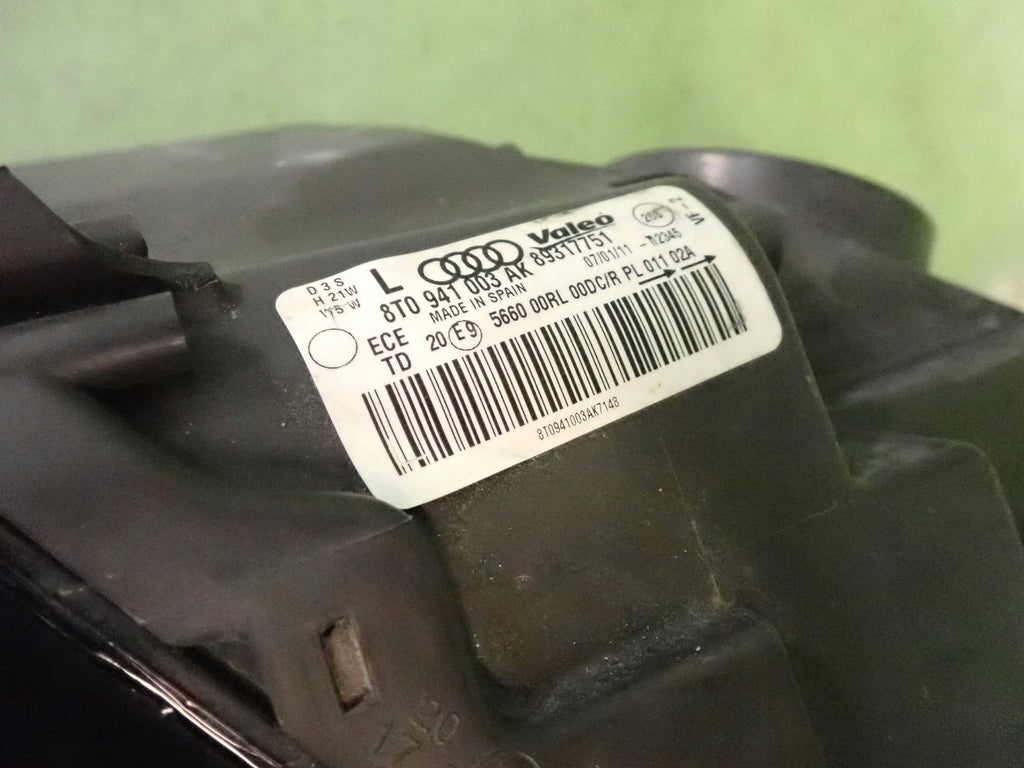 Frontscheinwerfer Audi A5 Sportback 8T0941003AK Xenon Rechts oder Links SCH8973719341wi