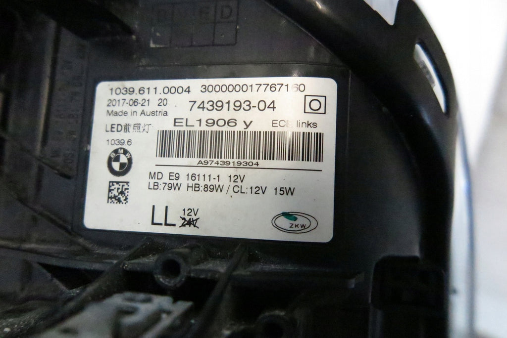Frontscheinwerfer BMW 5 G31 G30 7439193-04 Full LED Links Scheinwerfer Headlight SCH7013478439xl