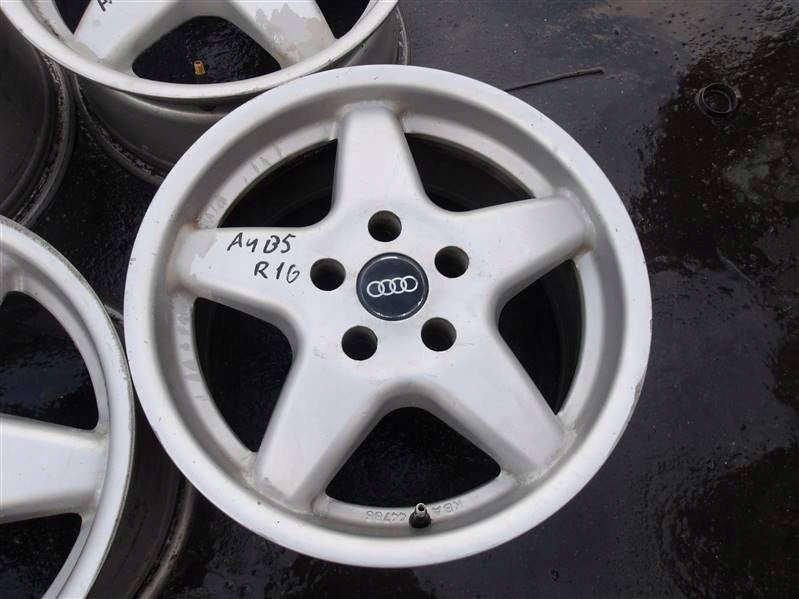 4x Alufelge 16 Zoll 7.5" 5x112 35ET Glanz Silber Audi A4 B5 Rim Wheel FEL5578453791by