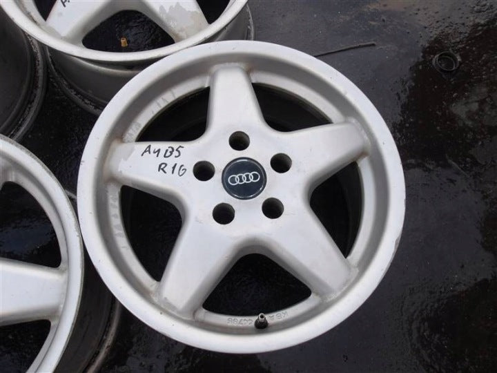 4x Alufelge 16 Zoll 7.5" 5x112 35ET Glanz Silber Audi A4 B5 Rim Wheel FEL5578453791by