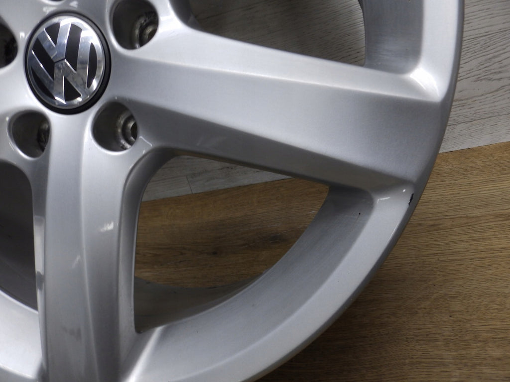 4x Alufelge 17 Zoll 6.5" 5x112 39ET Silber 1K8071497A VW Scirocco Golf Rim Wheel FEL6997265717xa