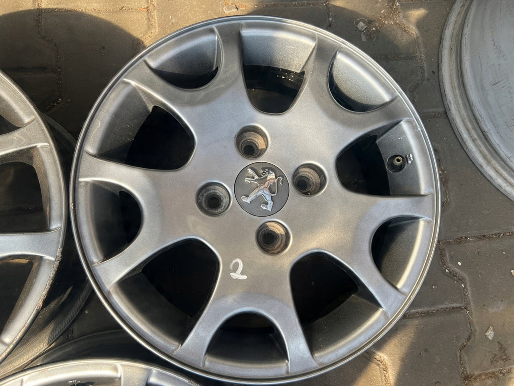 1x Alufelge 14 Zoll 5.5" 4x108 9666427180 Citroën Rim Wheel