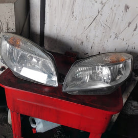 Frontscheinwerfer Skoda Fabia II Roomster Ein Satz Scheinwerfer Headlight SCH9066921918jj