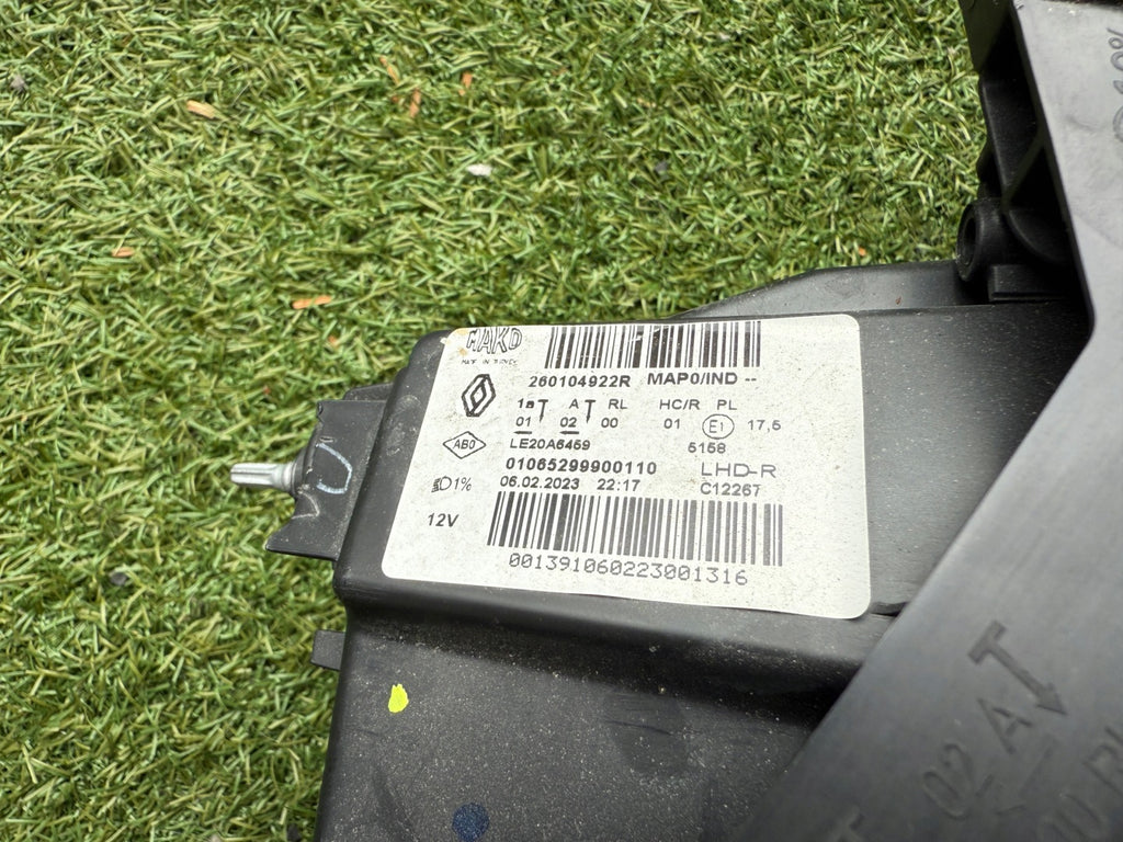 Frontscheinwerfer Renault Clio I V 260104922R Rechts Scheinwerfer Headlight SCH3566898236ij