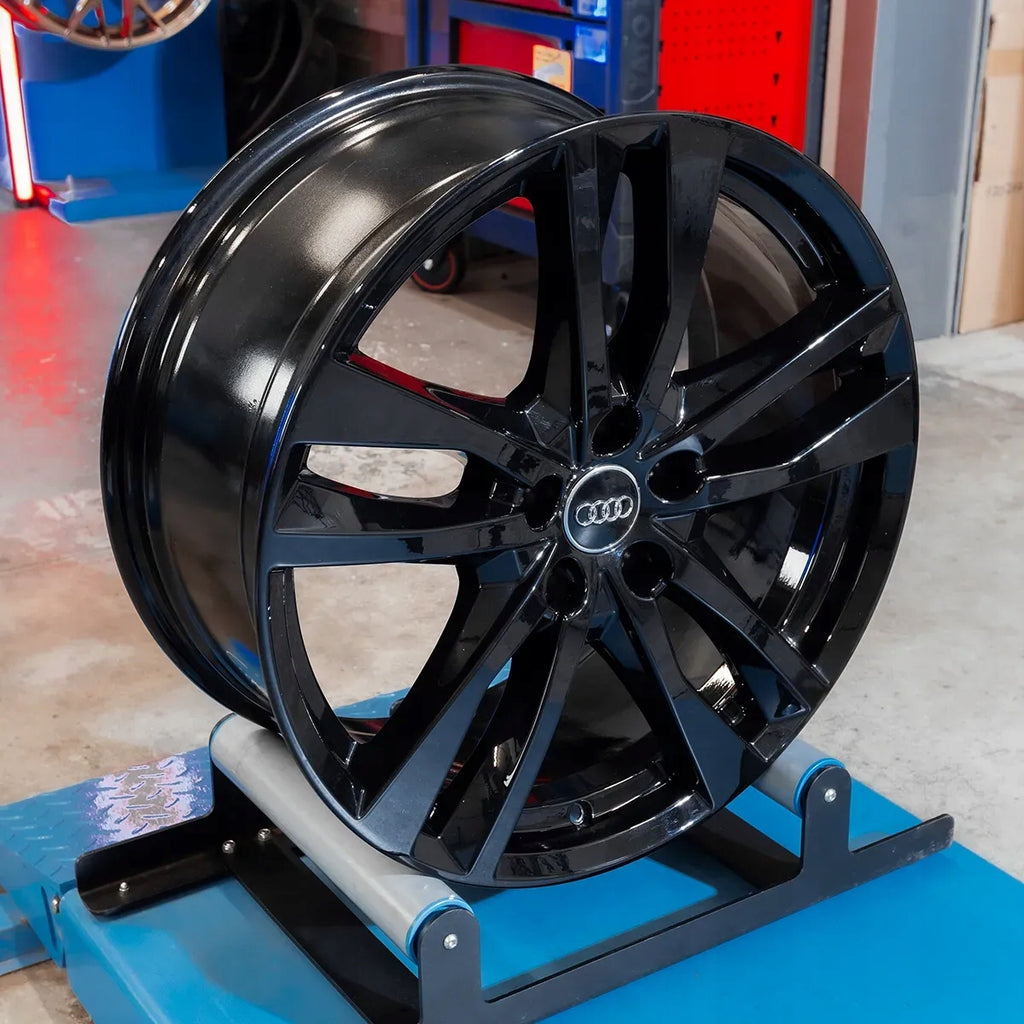 4x Alufelge 19 Zoll 8.5" 5x112 40ET Glanz Schwarz 4K0601025H Audi A4 Rim Wheel FEL4488930505fg