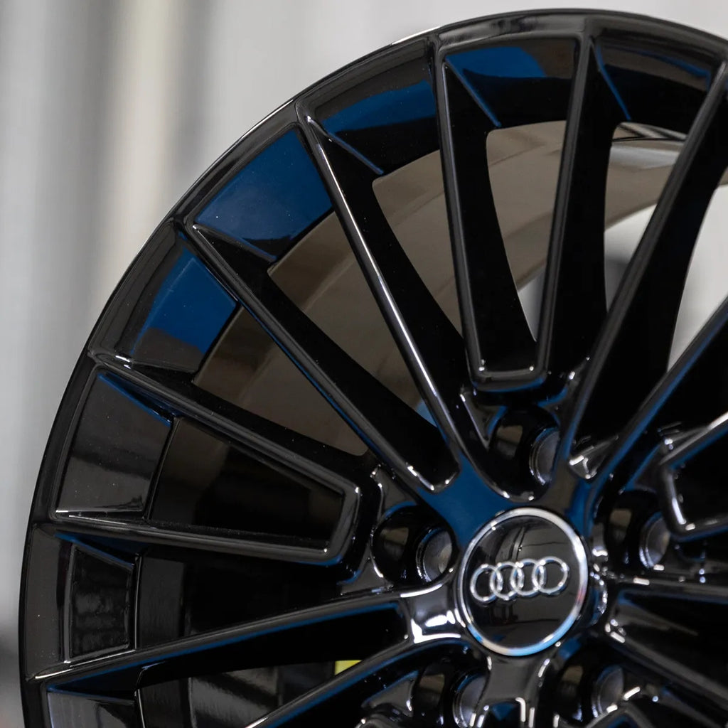 4x Alufelge 17 Zoll 8.0" 5x112 46ET Glanz Schwarz 8Y0601025B Audi Rim Wheel FEL2902696509vu