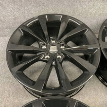 Laden Sie das Bild in den Galerie-Viewer, 4x Alufelge 18 Zoll 7.5" 5x112 46ET Glanz Schwarz 5FA601025E Seat Leon Rim Wheel FEL2649236607zi